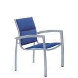 padded sling dining chair for outdoors