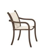 relaxed sling patio dining chair