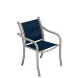 patio dining chair padded sling