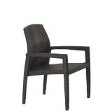 outdoor dining chair woven
