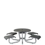 outdoor round picnic table
