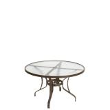 patio glass round dining table