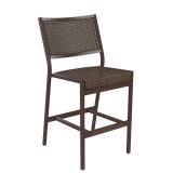 patio woven armless counter height stool