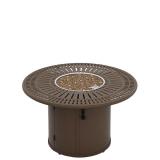 outdoor manual ignition round fire pit