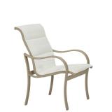 padded sling dining chair outdoor